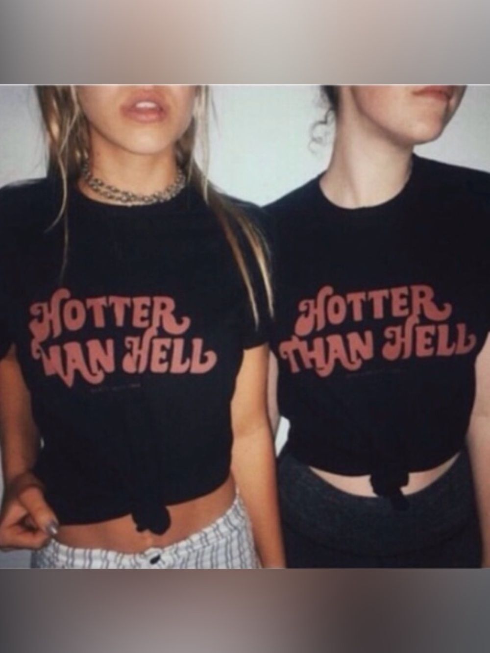 Brandy Melville Hotter Than Hell Shirt OS